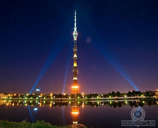 Останкинская телебашня на wikipoints.ru