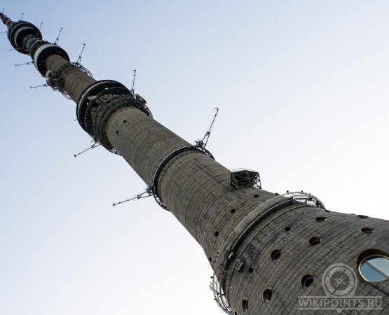 Останкинская телебашня на wikipoints.ru