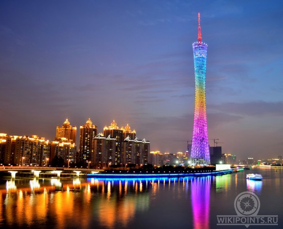Телебашня Гуанчжоу на wikipoints.ru