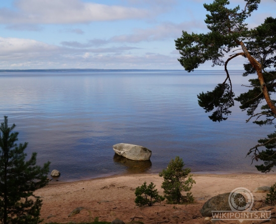 Мужской монастырь на острове Коневец на wikipoints.ru